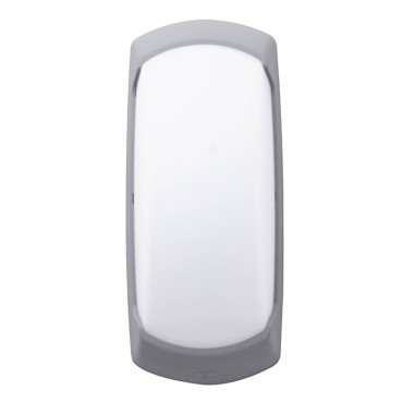 Aplique de Pared Resina Gris Exterior IP66