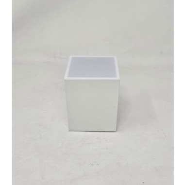 Plafón Led Superficie Cubo Blanco