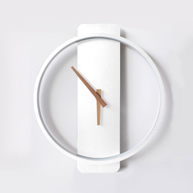 Aplique de Pared Reloj con Luz Blanco