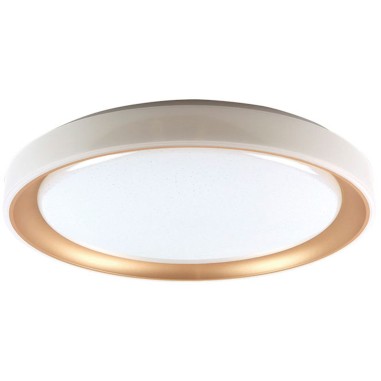 Oferta Plafón Led de 50 CM Blanco Dorado