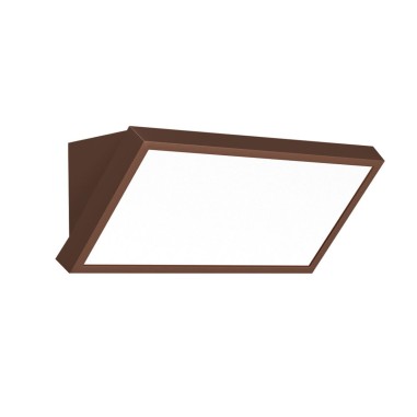 Aplique inclinado corten IP65