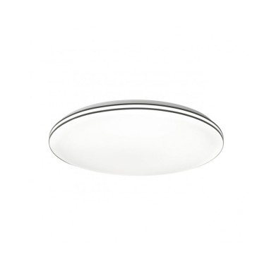 Plafón Led Blanco Filo Negro luz Cálida Neutra o Fria