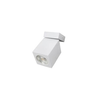 Foco cuadrado blanco articulable